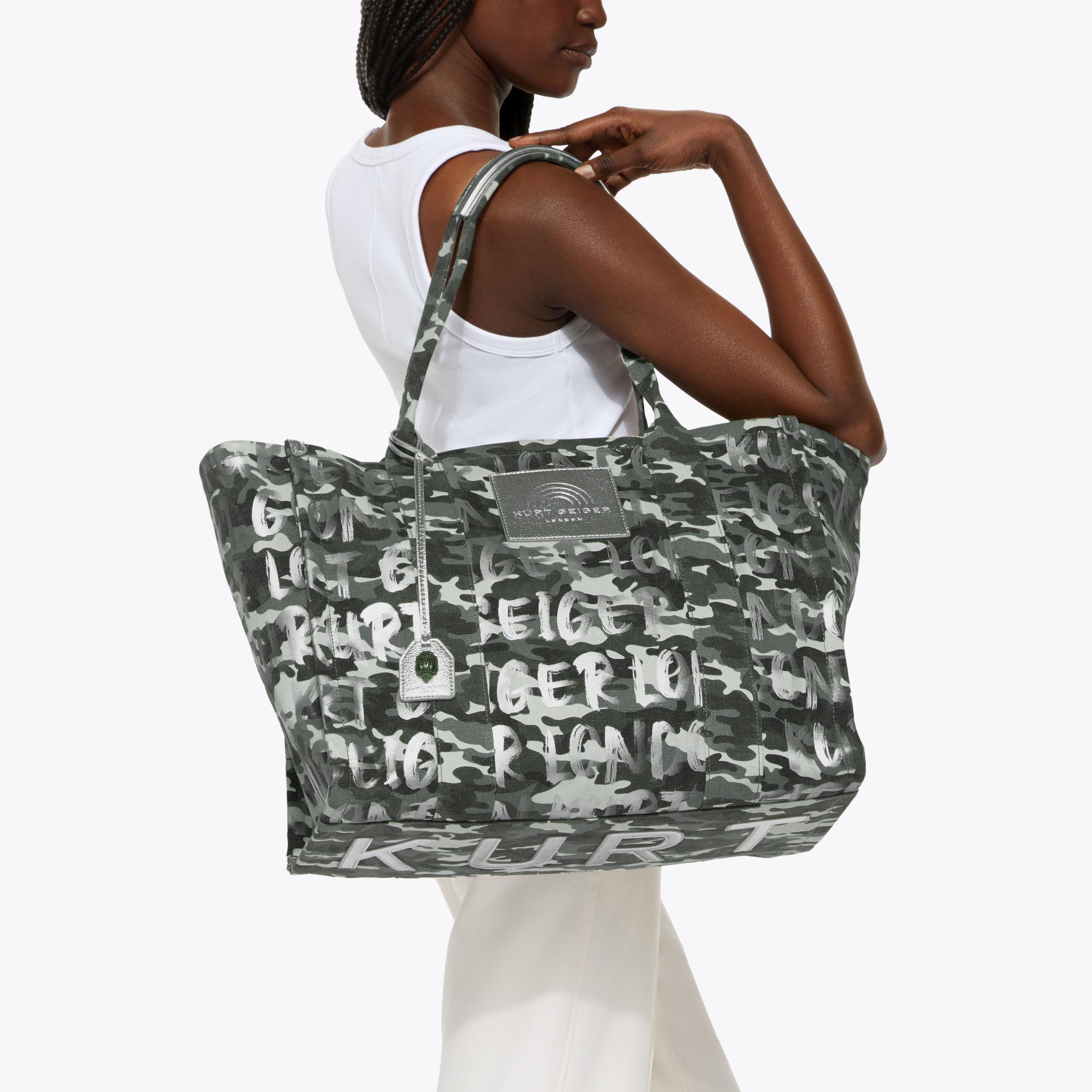 Kurt Geiger London Large Shoppper Southbank Tote Bag - Green - view 2