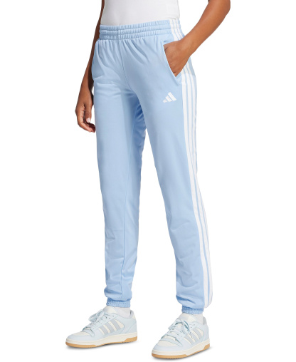 adidas Women's Tricot 3-Stripes Track Pants - Glow Blue/white