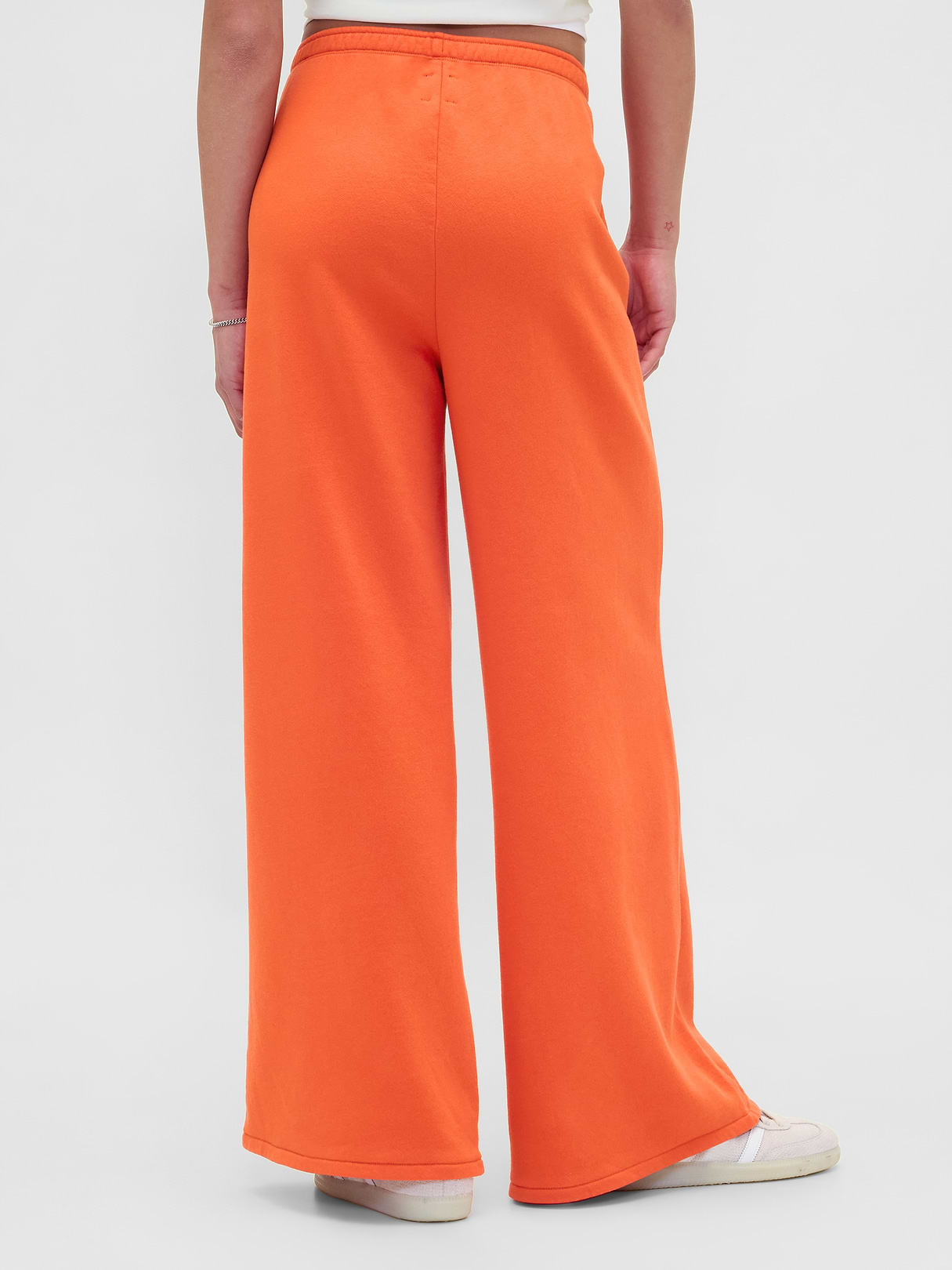 VintageSoft Baggy Sweatpants - Orange blaze