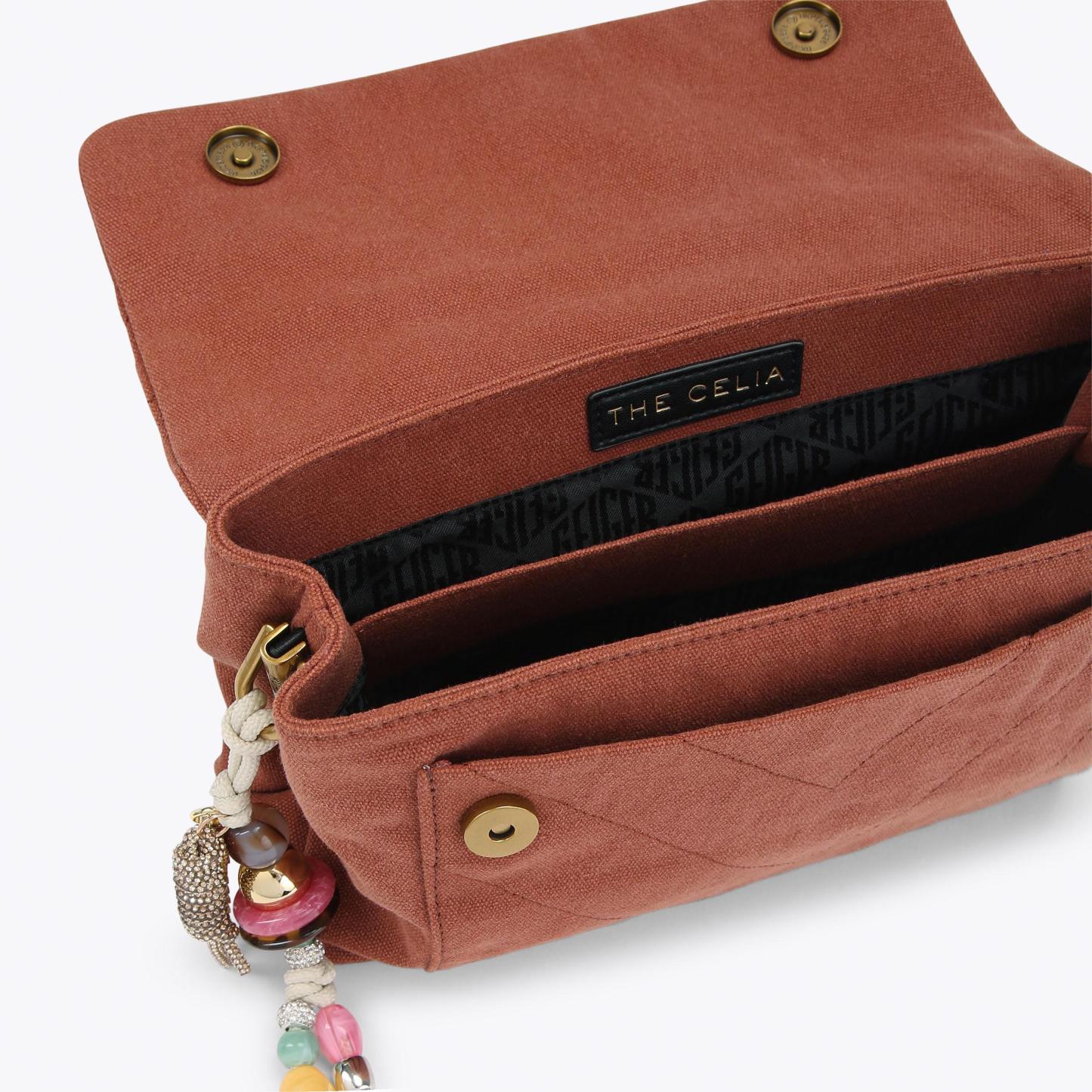 Kurt Geiger London Celia Shoulder Bag - Brown - view 5