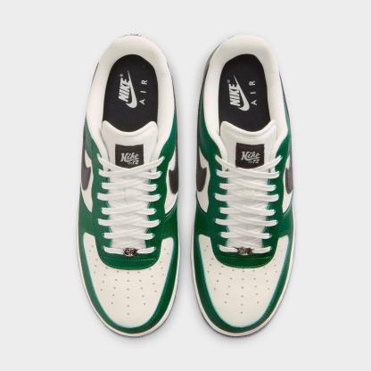 Men's Nithtke Air Force 1 '07 LV8 Sport Casual Shoes - Fir/Sail/Coconut Milk/Black - Top view