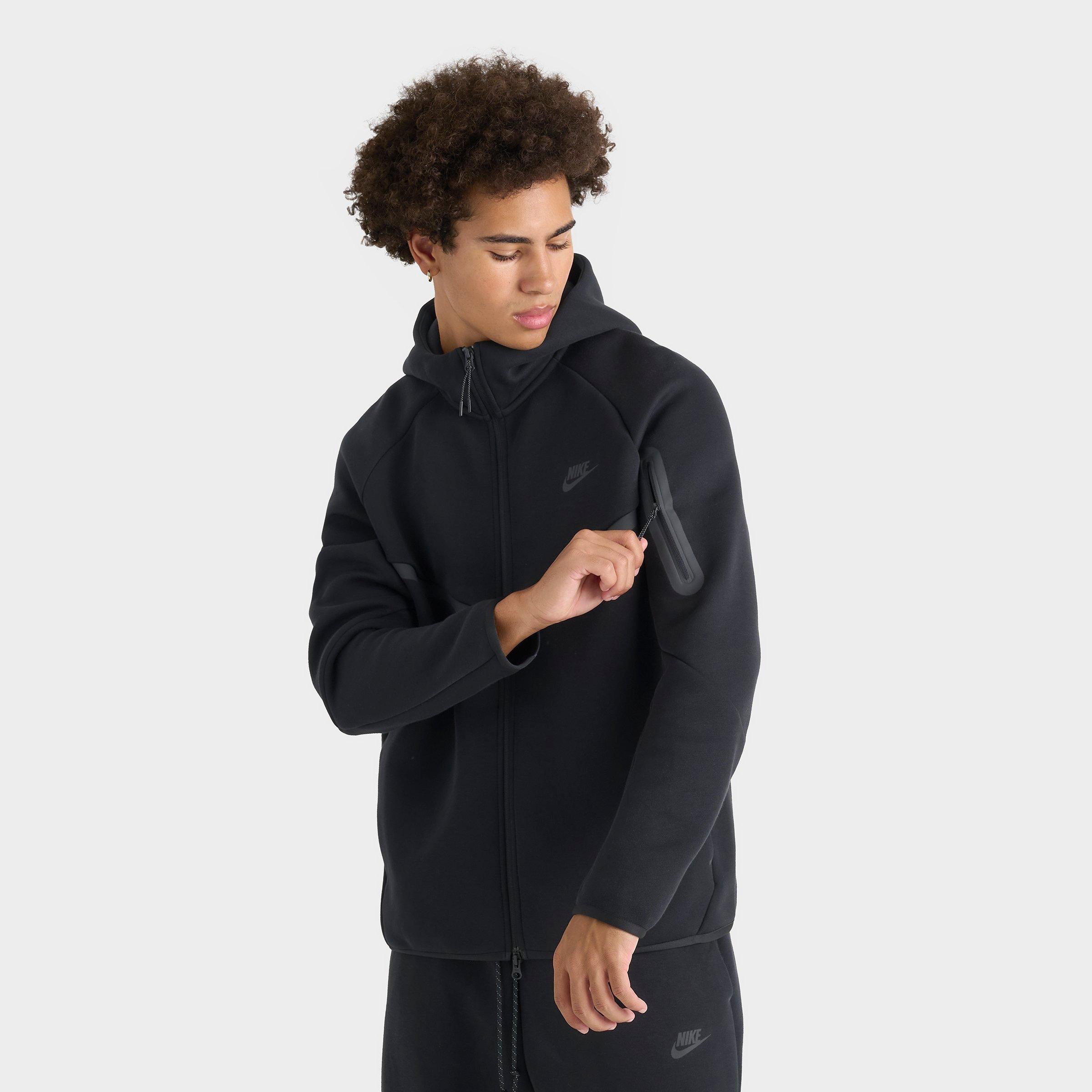 Men's Nithtke Tech Fleece Windrunner Full-Zip Hoodie - Part 2 - Black/Black