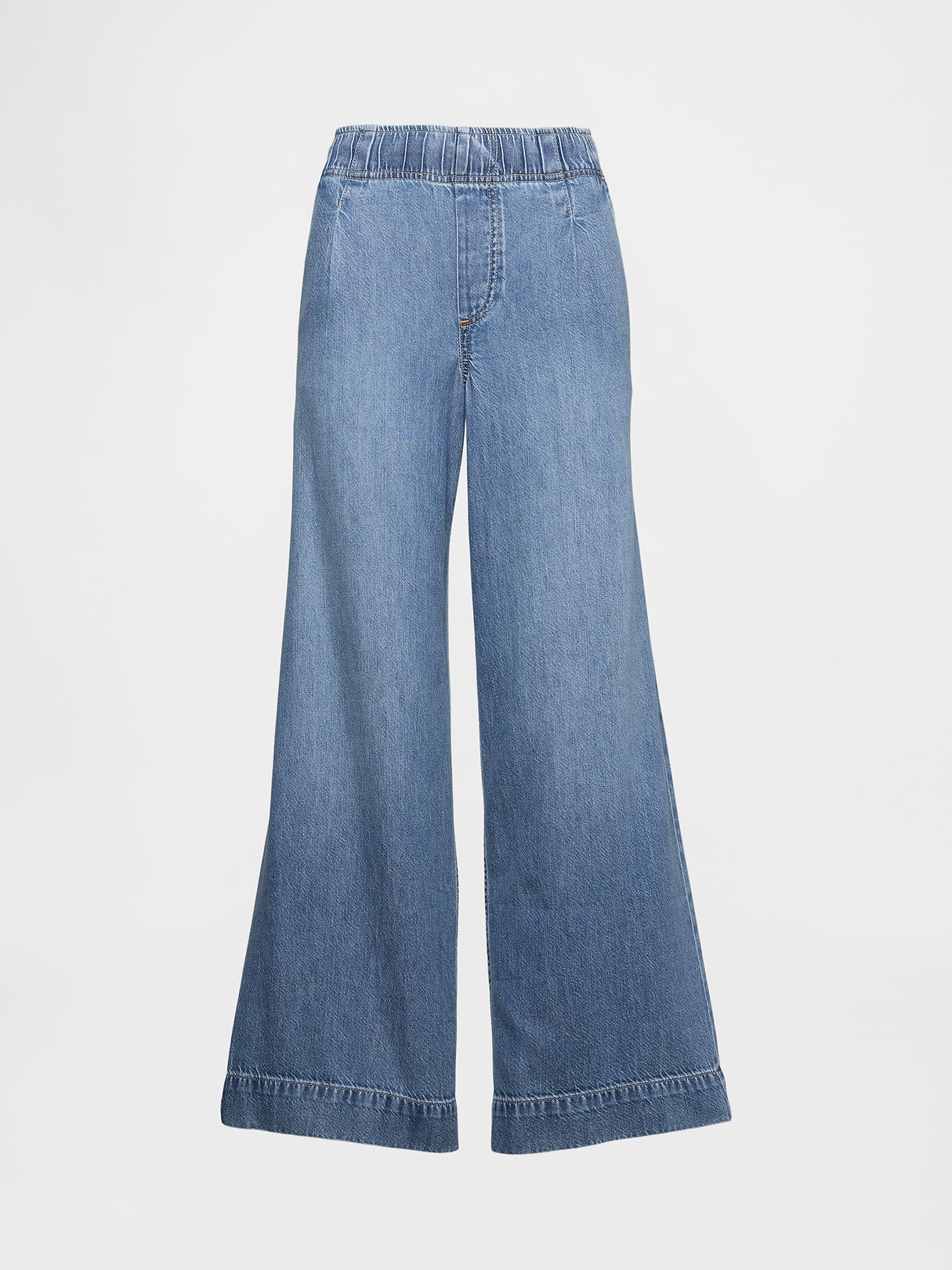 Mid Rise UltraSoft Easy Baggy Jeans - Medium indigo