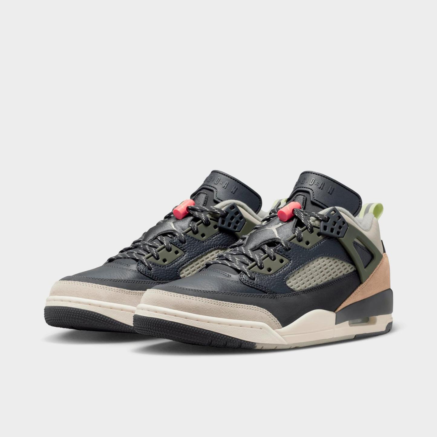 Men's Jordan Spizike Low Casual Shoes - Anthracite/Light Wild Mango/Cargo Khaki/Spruce Fog - view 2