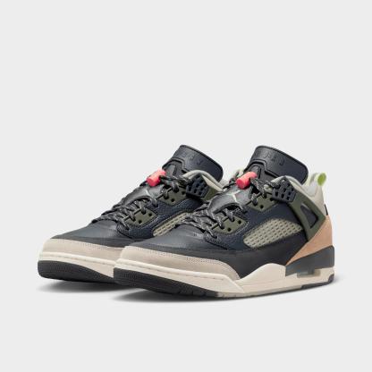 Men's Jordan Spizike Low Casual Shoes - Anthracite/Light Wild Mango/Cargo Khaki/Spruce Fog - view 2