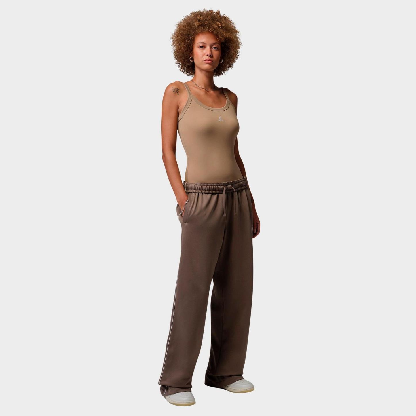 Women's Jordan Brooklyn Essentials Tank Bodysuit - Khaki/White - view 2