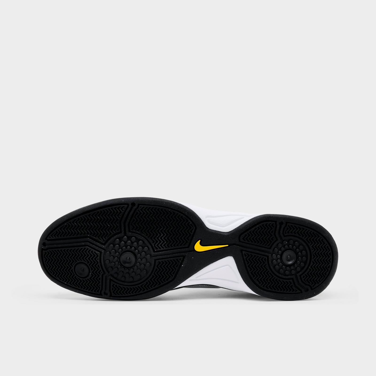 Men's Nike Total 90 Casual Shoes - Black/White/Metallic Silver