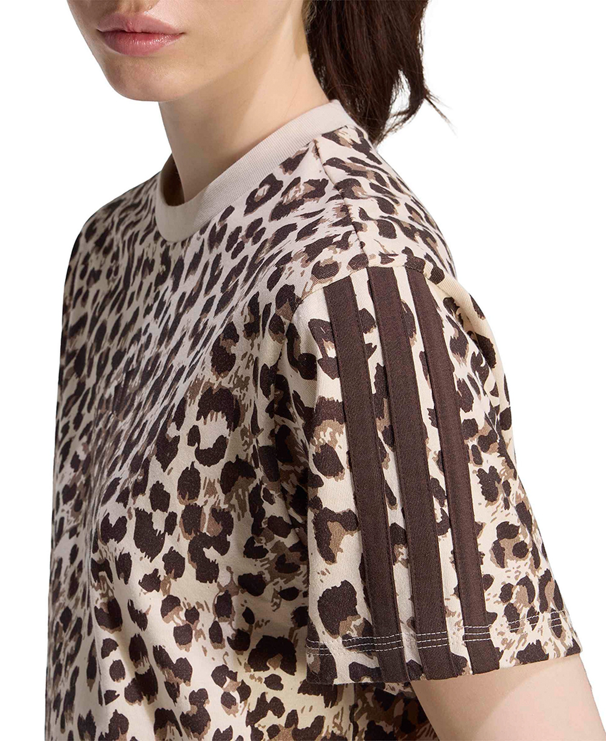 adidas Women's Seasonal Essentials Printed T-Shirt - Multicolor/crystal Linen