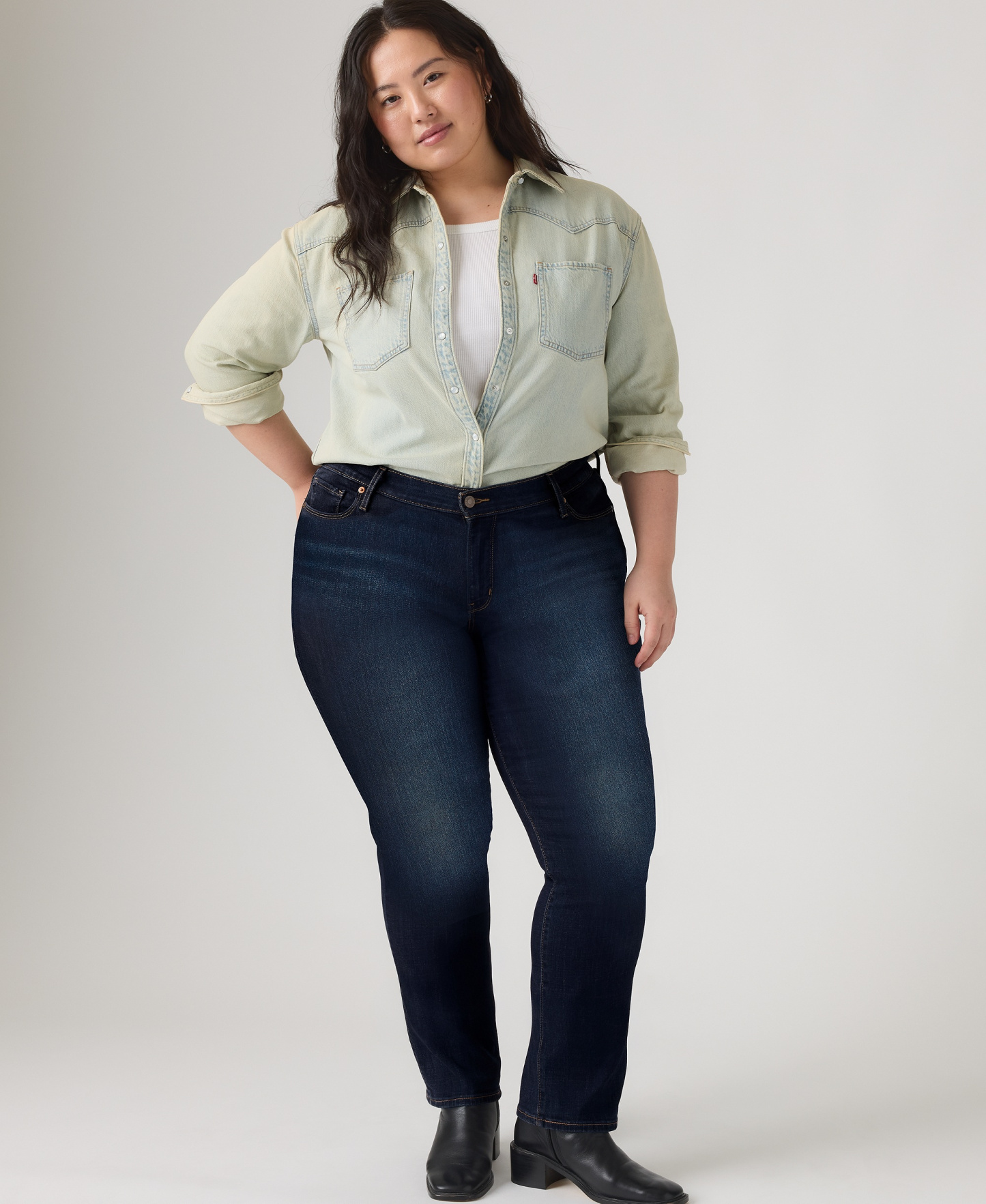 Levi's Trendy Plus Size Classic Straight Leg Jeans - Fresh Face