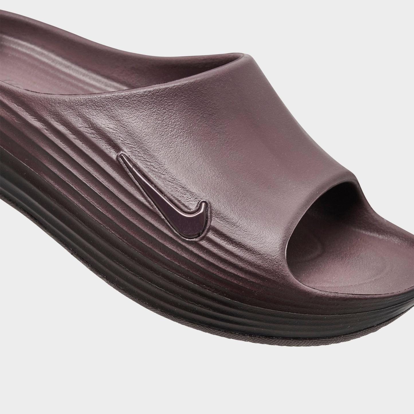 Women's Nithtke ReactX Rejuven8 Slide Sandals - Tattoo/Burgundy Crush - Detail shot
