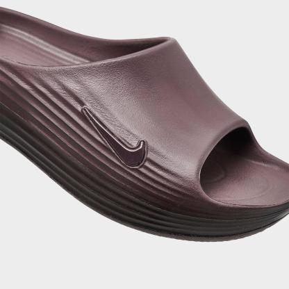 Women's Nithtke ReactX Rejuven8 Slide Sandals - Tattoo/Burgundy Crush - Detail shot