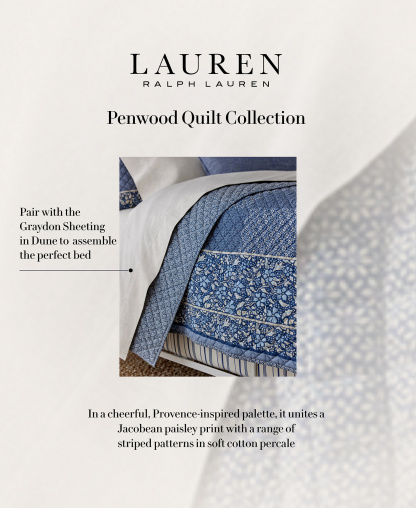 Lauren Ralph Lauren Penwood Quilt, Twin - Indigo