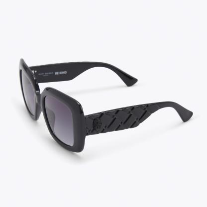 Kurt Geiger London Kensington Square Sunglasses - Black - view 3