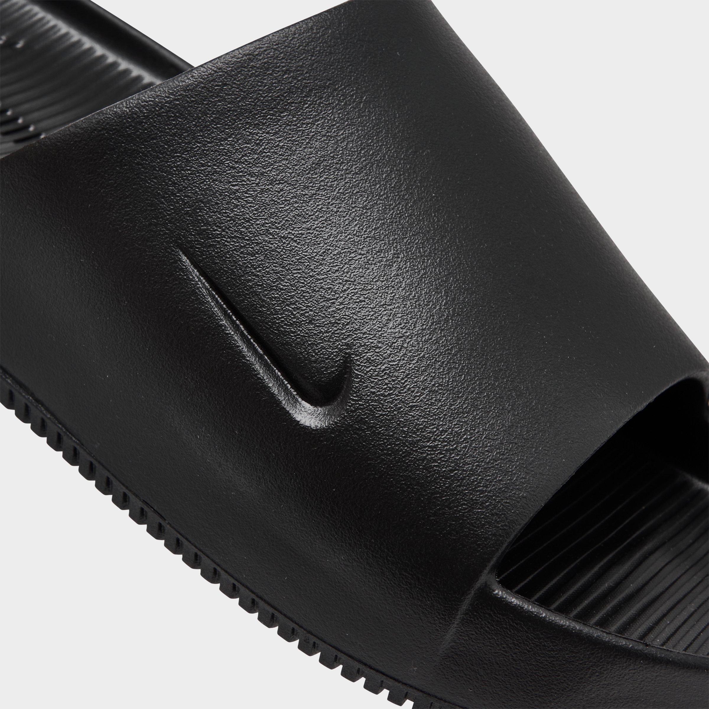 Men's Nithtke Calm Slide Sandals - Black/Black - Detail shot
