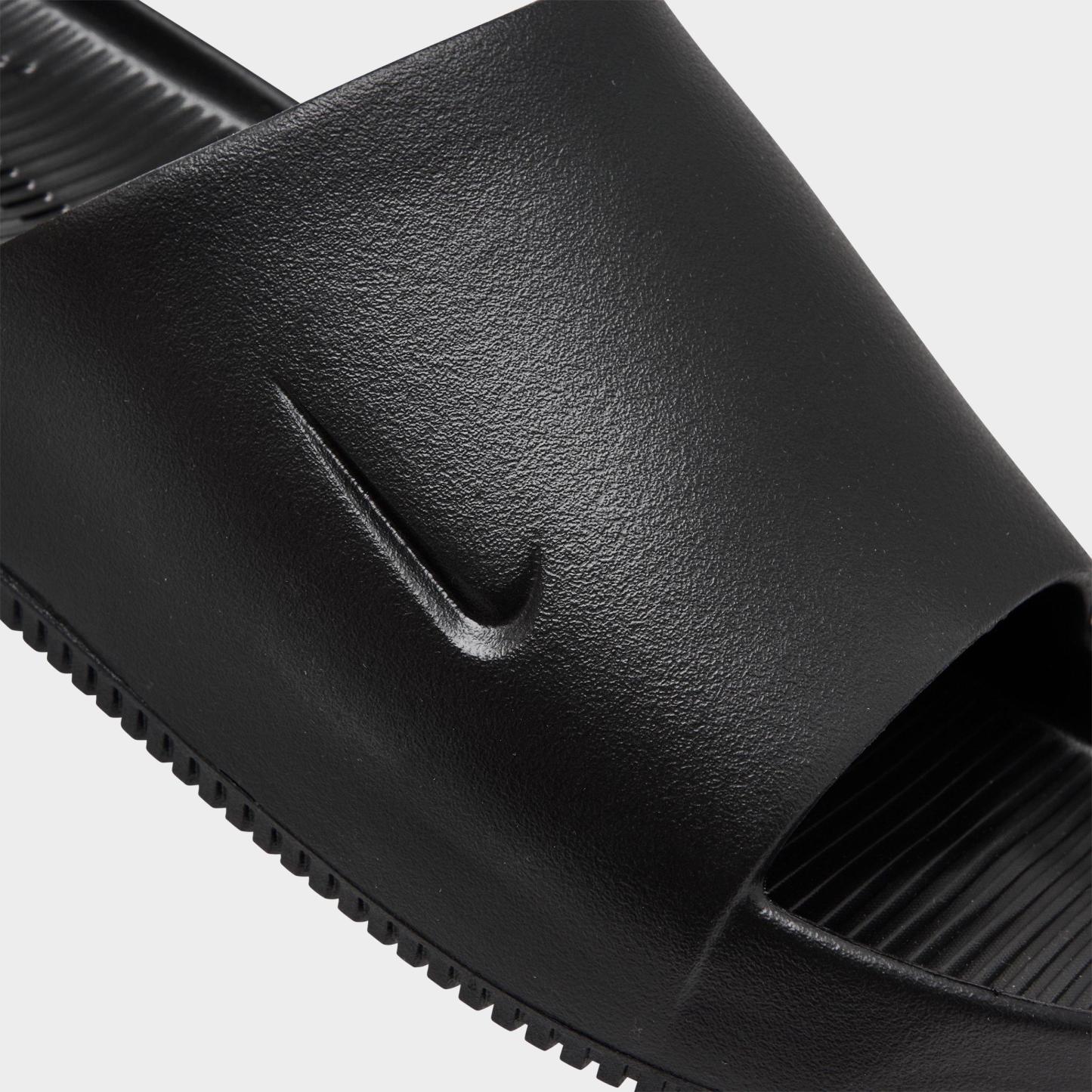 Men's Nithtke Calm Slide Sandals - Black/Black - Detail shot