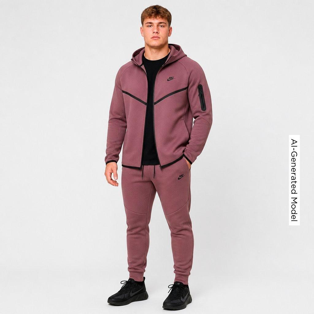 Men's Nithtke Tech Fleece Windrunner Full-Zip Hoodie - Part 1 - Tattoo/Black