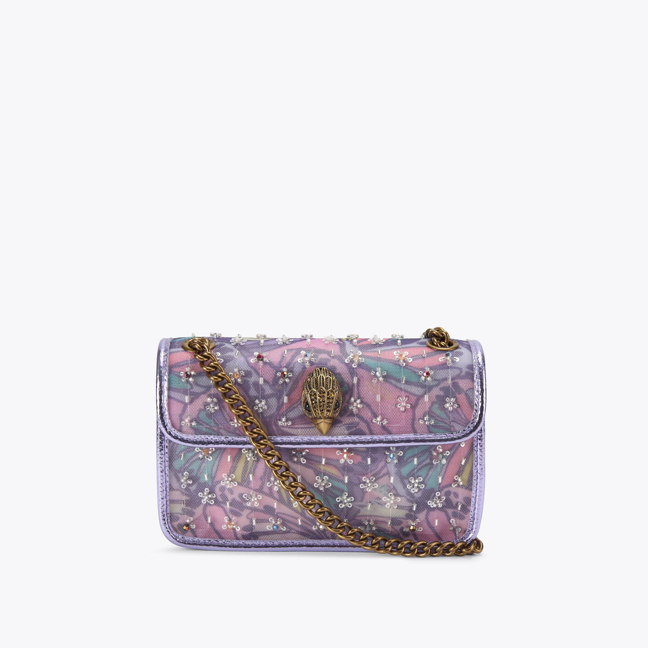 Kurt Geiger London Mini Kensington Butterfly Bag - Purple