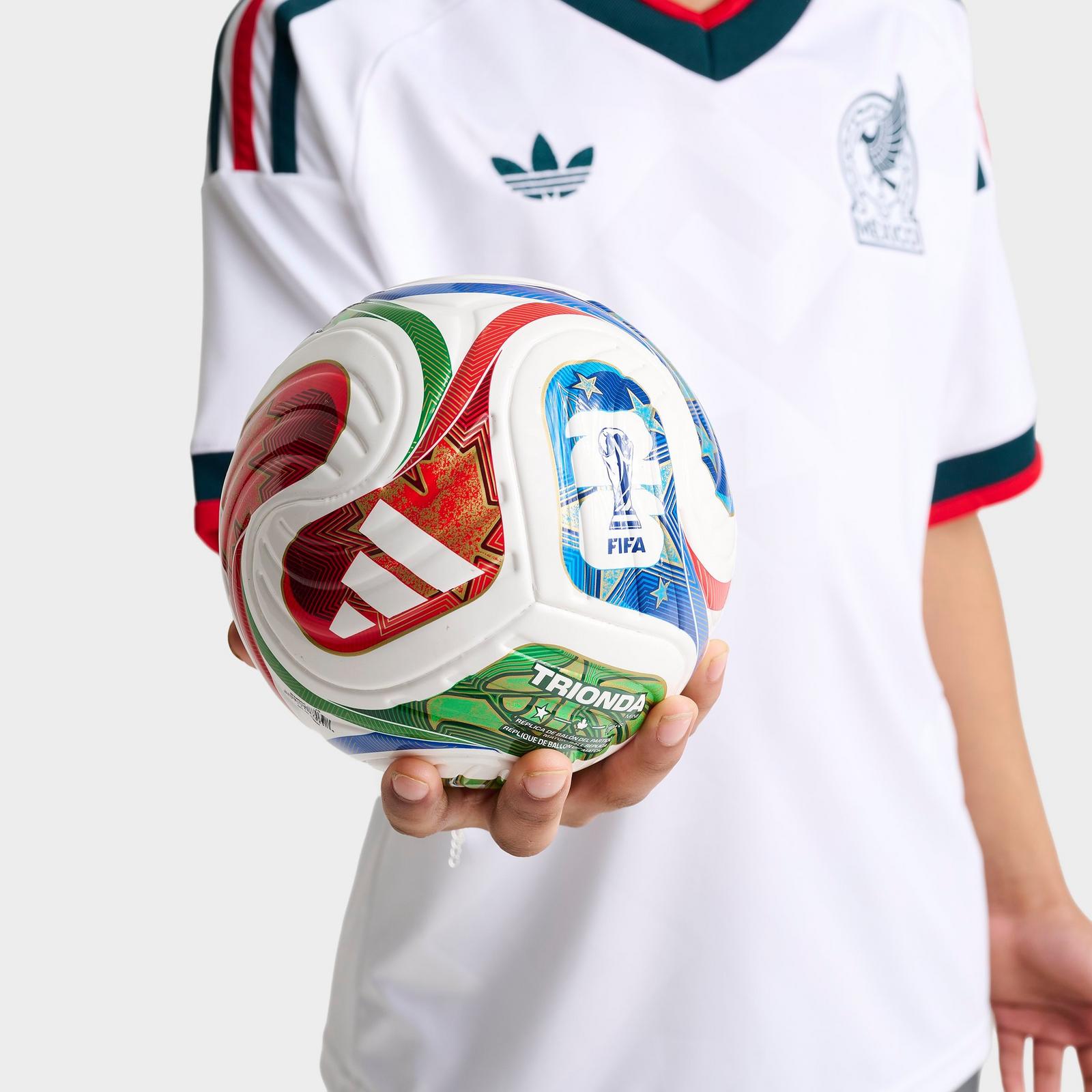 adidas FIFA World Cup 26 Trionda Mini Soccer Ball - White/Team Royal Blue/Solar Blue/Power Red - view 2