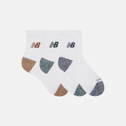New Balance Active QTR Socks 3 Pack, LAS35204AS9