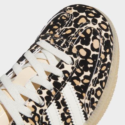 Little Kids' adidas Originals Samba OG Casual Shoes - Sand Strata/Ivory - Detail shot