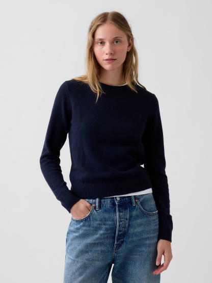 CashSoft Crew Sweater - New classic navy blue