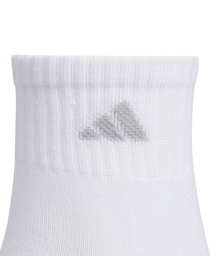 adidas Women's 6-Pack Classic Cushioned Socks - White/clear Onix Grey