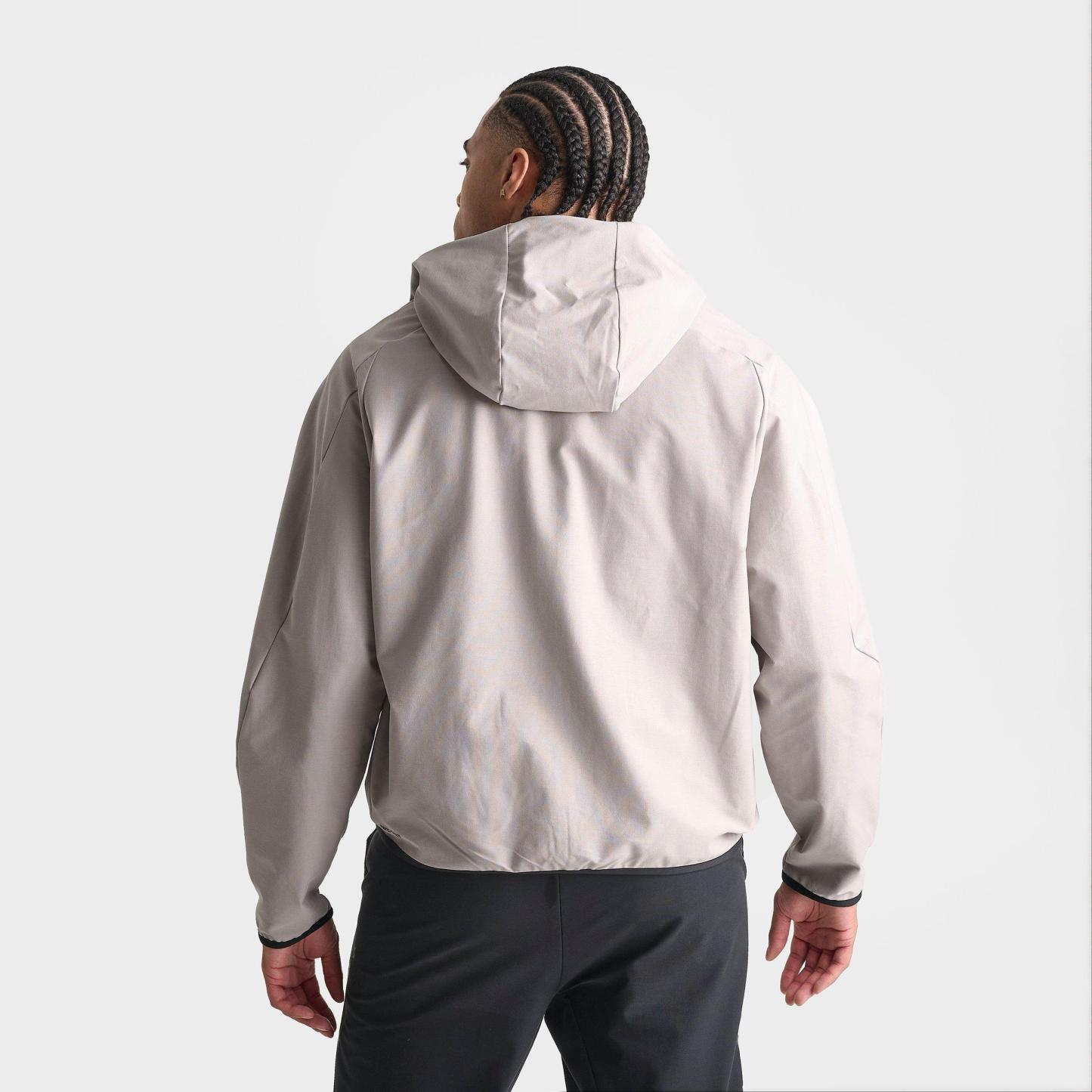 Men's Nithtke Tech Shori Knit Full-Zip Windbreaker Jacket - College Grey/Black