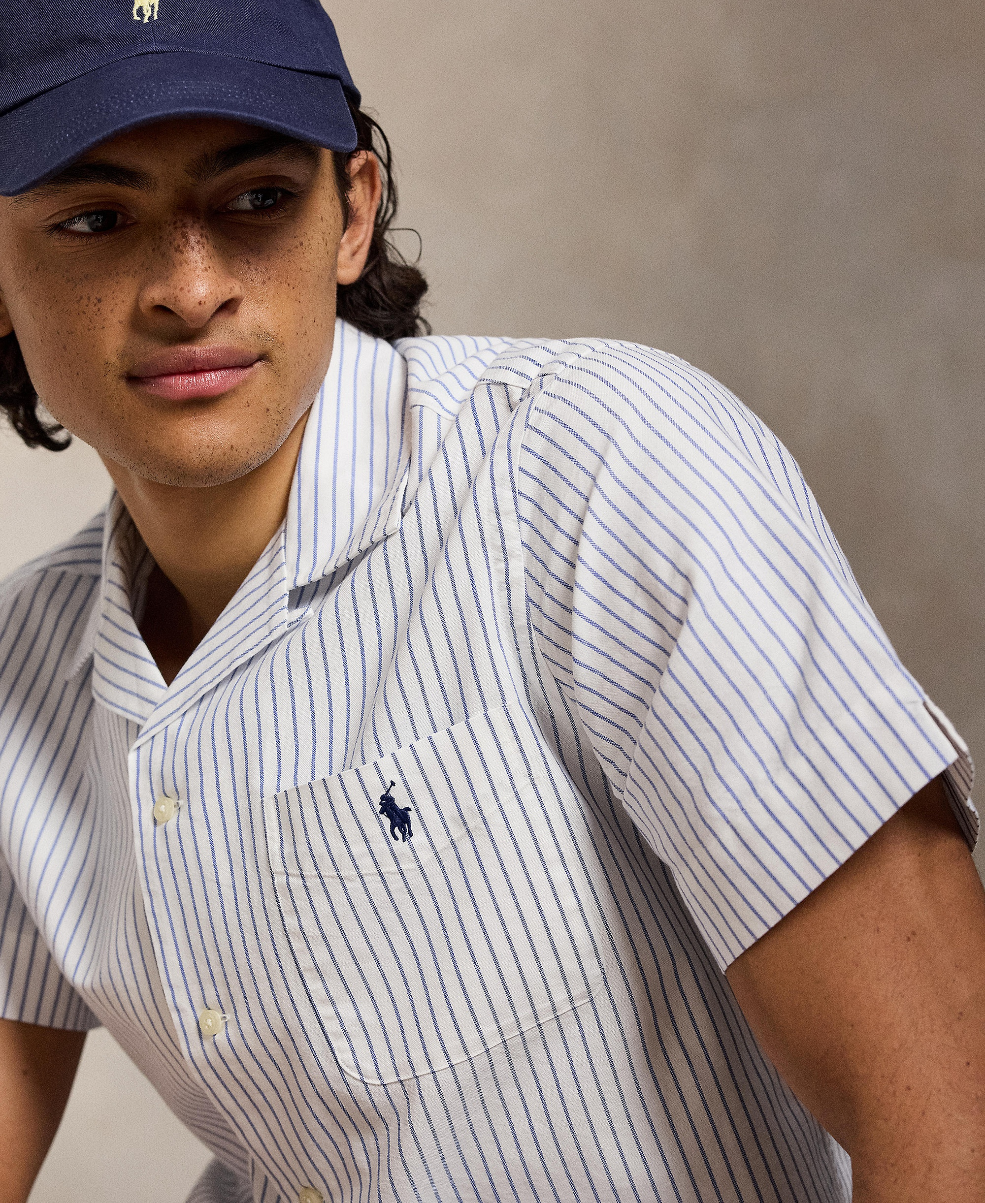 Polo Ralph Lauren Men's Classic-Fit Oxford Shirt - White Royal