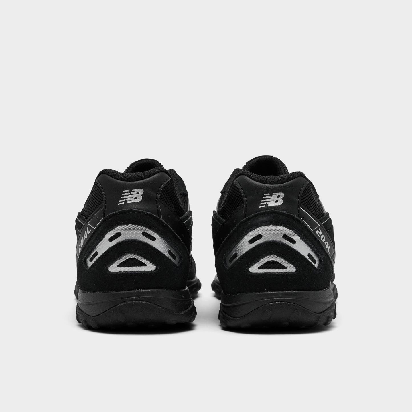 Girls' Big Kids' New Balance 204L Casual Shoes - Black/Metallic - view 4