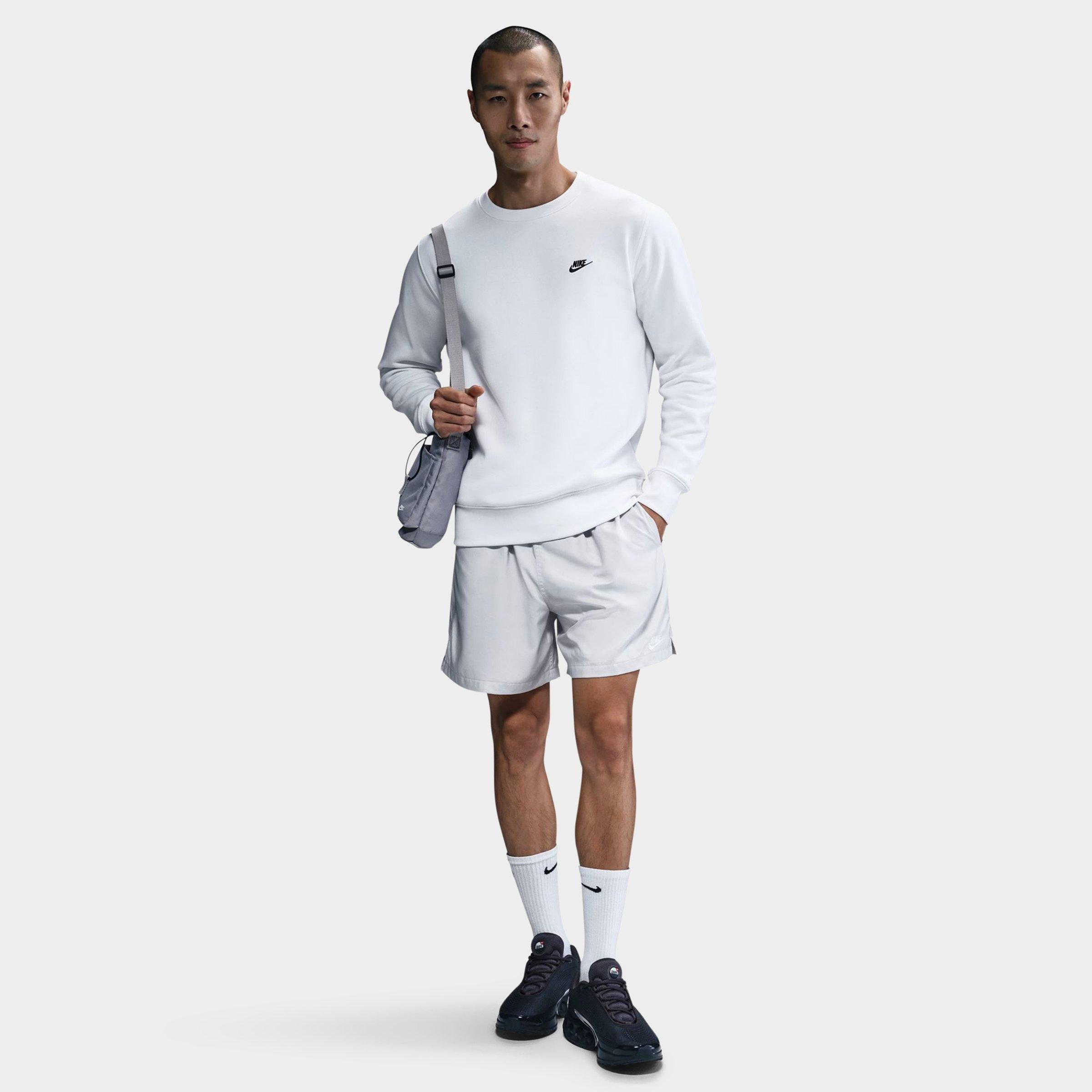 Men's Nithtke Club Fleece Premium Crewneck Sweatshirt - White/Black