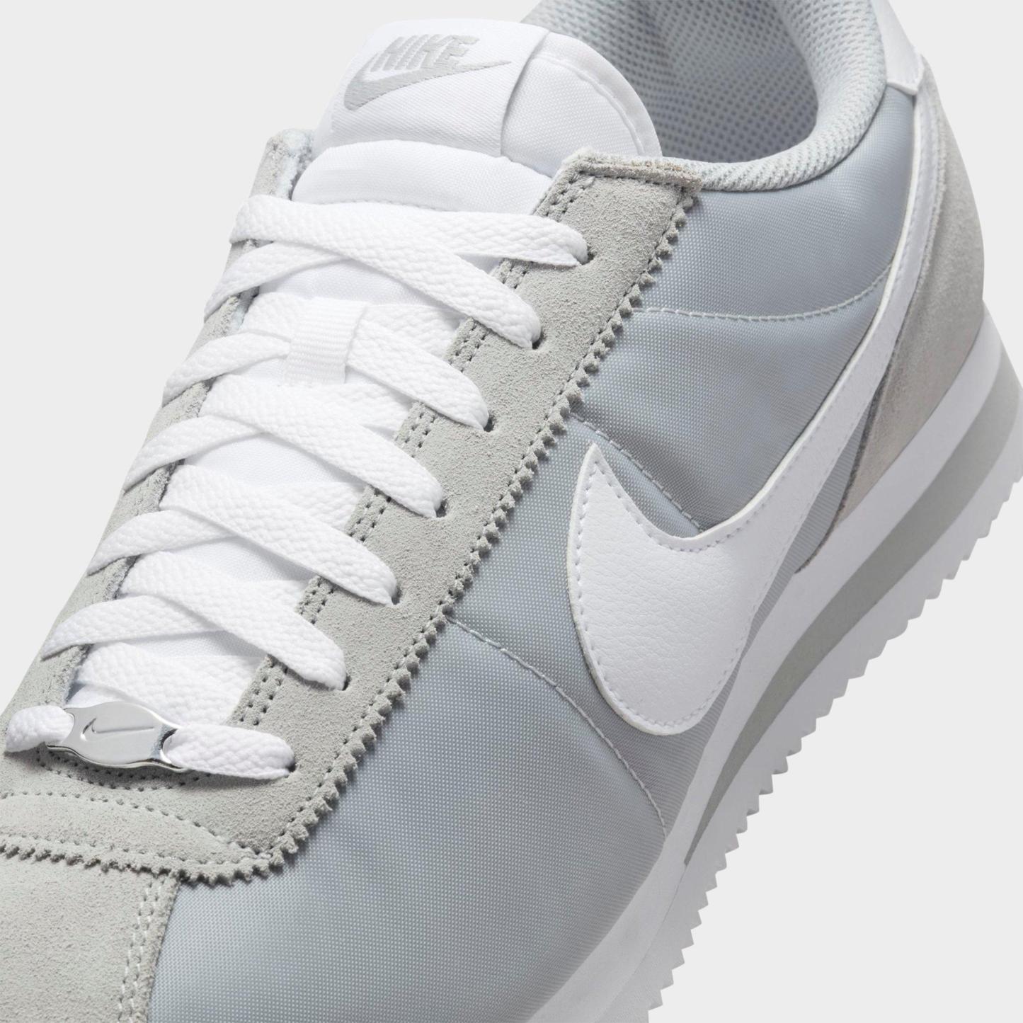 Men's Nithtke Cortez TXT Casual Shoes - Flat Silver/White - Detail shot