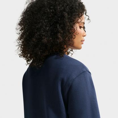 Women's Nithtke Studio Fleece Medium Weight Crewneck Sweatshirt - Midnight Navy/Sail