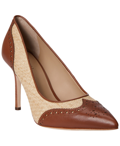 Lauren Ralph Lauren Women's Lynden Stiletto Heel Pumps - Natural/Lauren Tan