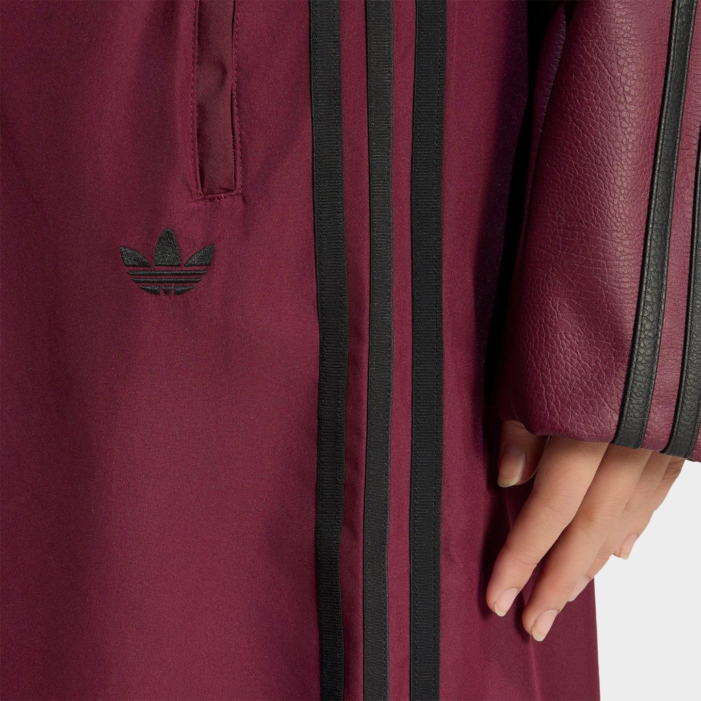 Women's adidas Originals Firebird Adilenium Woven Track Pants - Maroon/Black