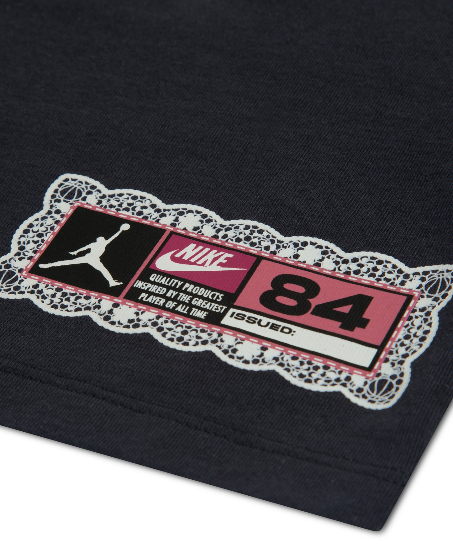 Jordan Girls' 7-16 Lace 23 Graphic Short-Sleeve T-Shirt - Off Noir