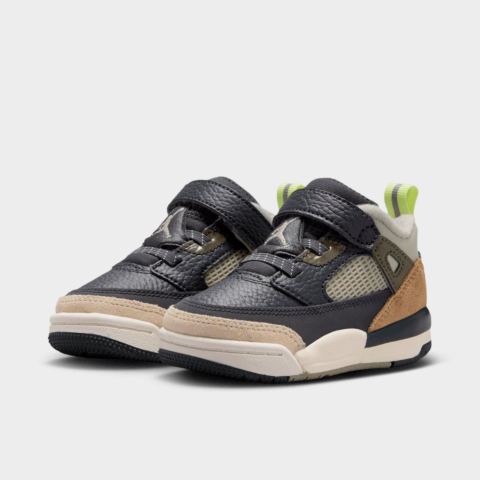 Kids' Toddler Jordan Spizike Low Casual Shoes - Anthracite/Light Wild Mango/Cargo Khaki/Spruce Fog - view 2
