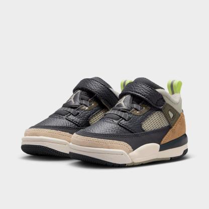 Kids' Toddler Jordan Spizike Low Casual Shoes - Anthracite/Light Wild Mango/Cargo Khaki/Spruce Fog - view 2
