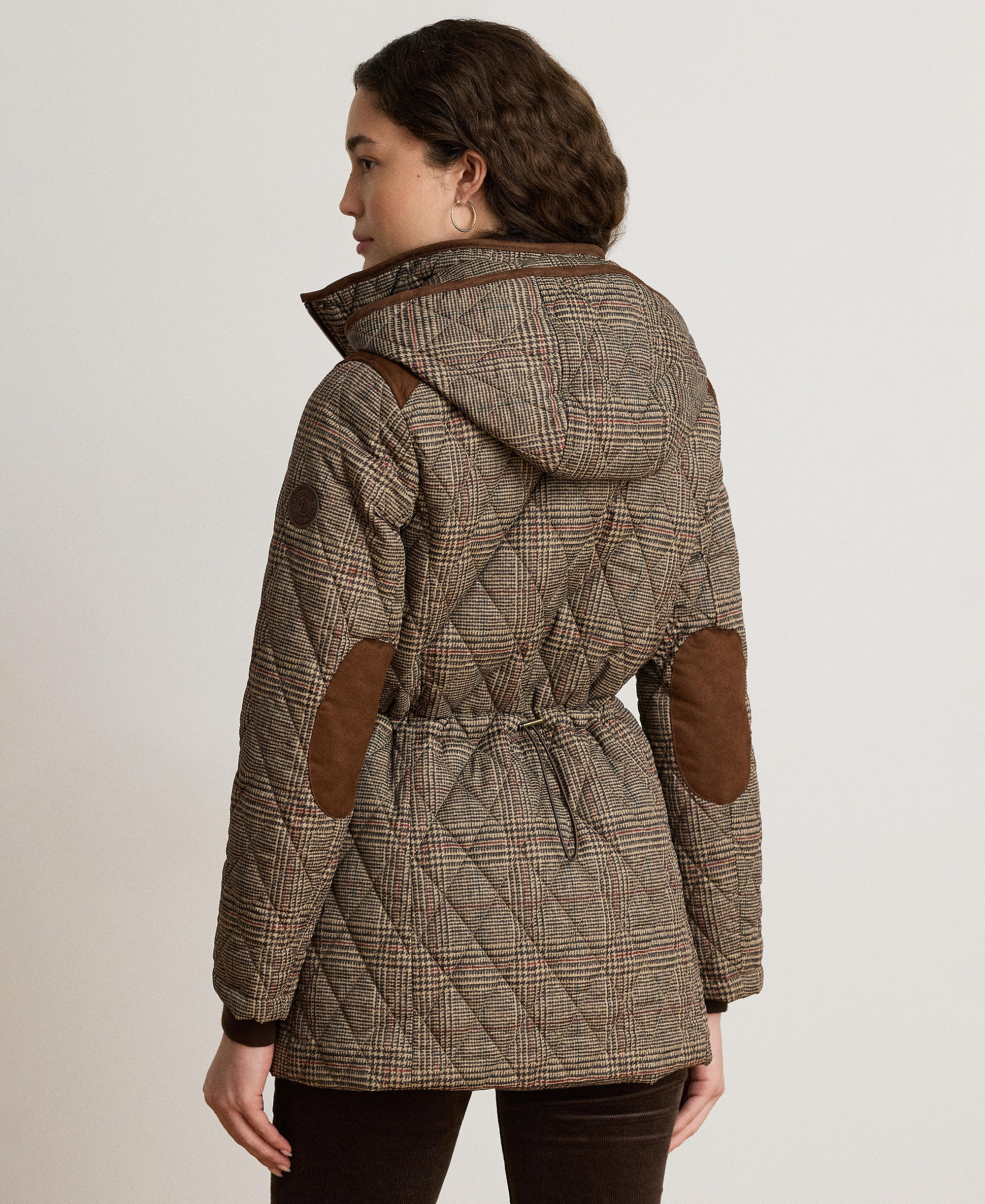 Lauren Ralph Lauren Women's Hooded Anorak Quilted Coat, Created for Macy's - Heritage Plaid