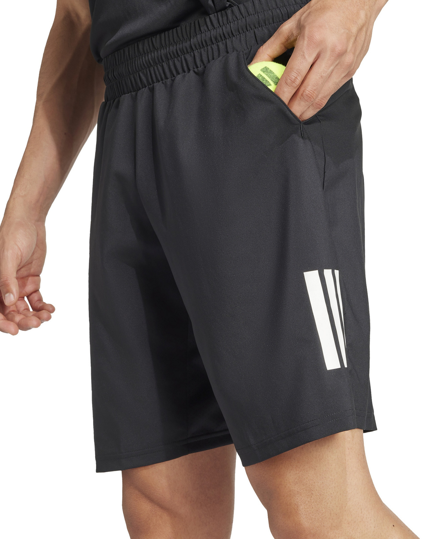 adidas Men's Club Tennis Climacool Three-Stripes 7" Shorts - Black