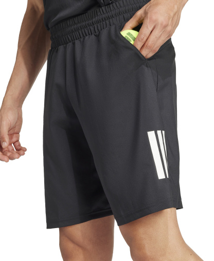 adidas Men's Club Tennis Climacool Three-Stripes 7" Shorts - Black