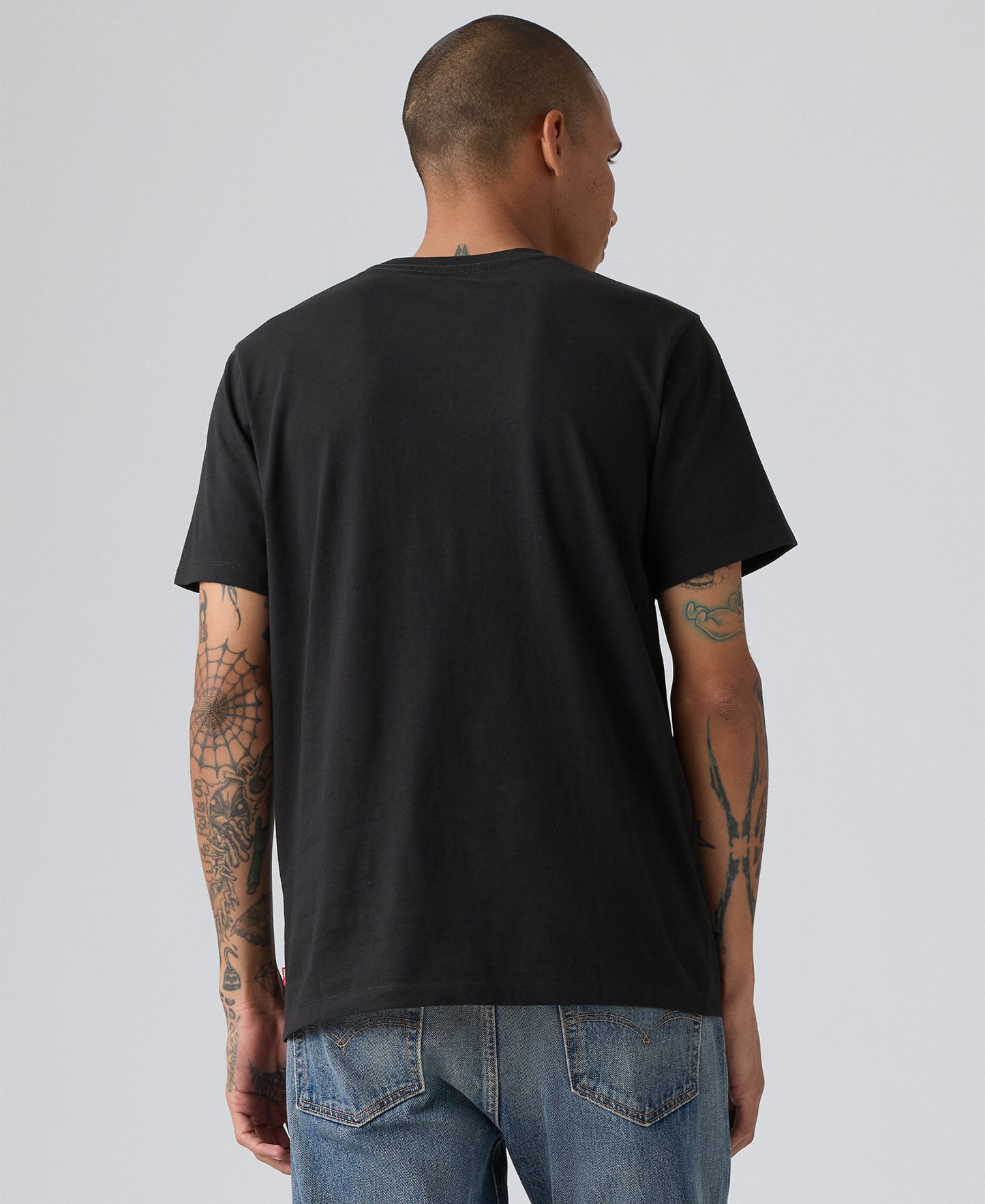 Levi's Men's Graphic Logo Batwing Short-Sleeve T-shirt - Black