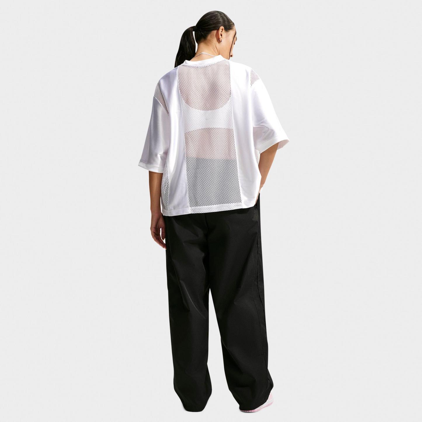Women's Nithtke Sportswear '72 Oversized Short-Sleeve Graphic Jersey - White/University Red