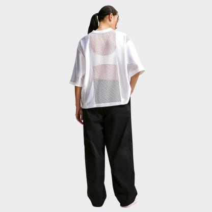 Women's Nithtke Sportswear '72 Oversized Short-Sleeve Graphic Jersey - White/University Red