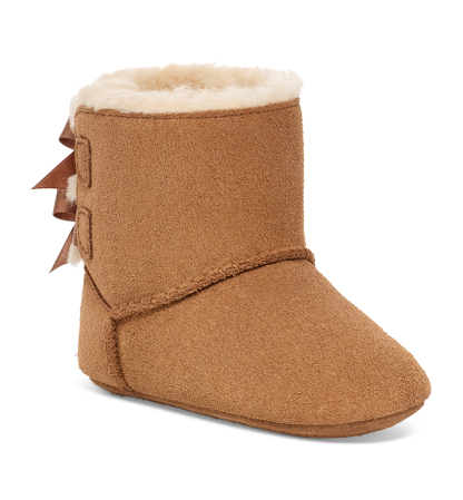 UGG® Baby Bailey Bow Booties - Chestnut
