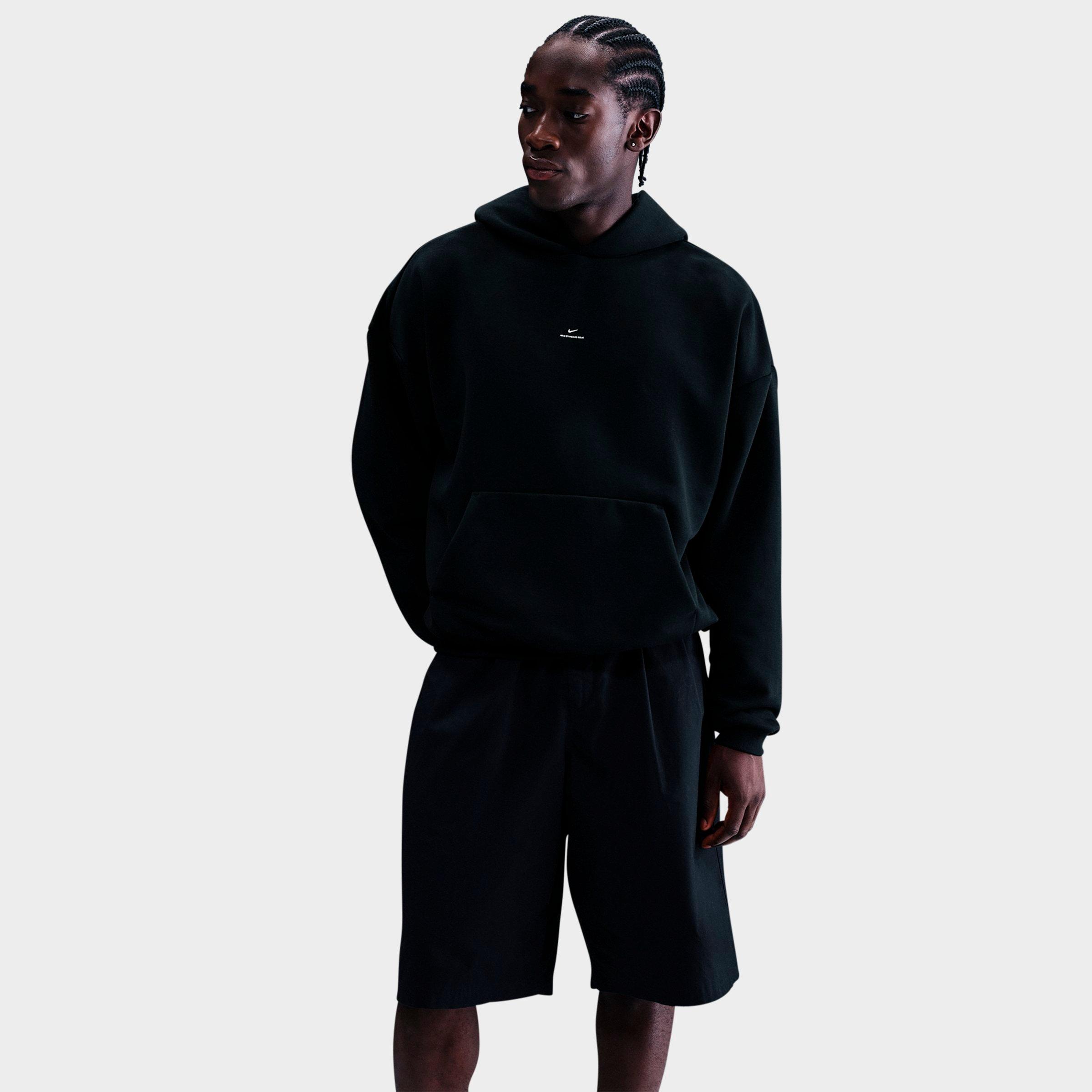 Men's Nithtke Standard Issue Therma-FIT Brushed Basketball Pullover Hoodie - Black/Pale Ivory