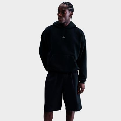 Men's Nithtke Standard Issue Therma-FIT Brushed Basketball Pullover Hoodie - Black/Pale Ivory