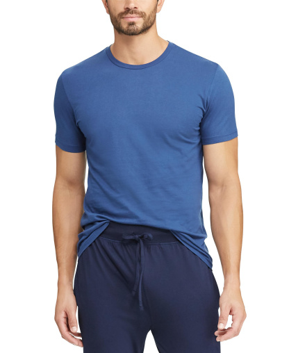 Polo Ralph Lauren Men's 3-Pack Classic Undershirts - Andover / Bali Blue / Cruise Navy