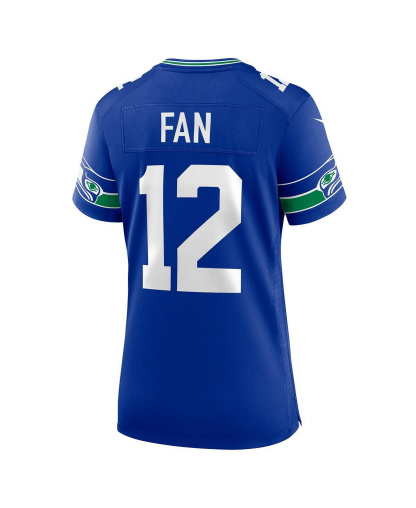 Nike Women's 12th Fan Seattle Seahawks Throwback Player Game Jersey - Royal