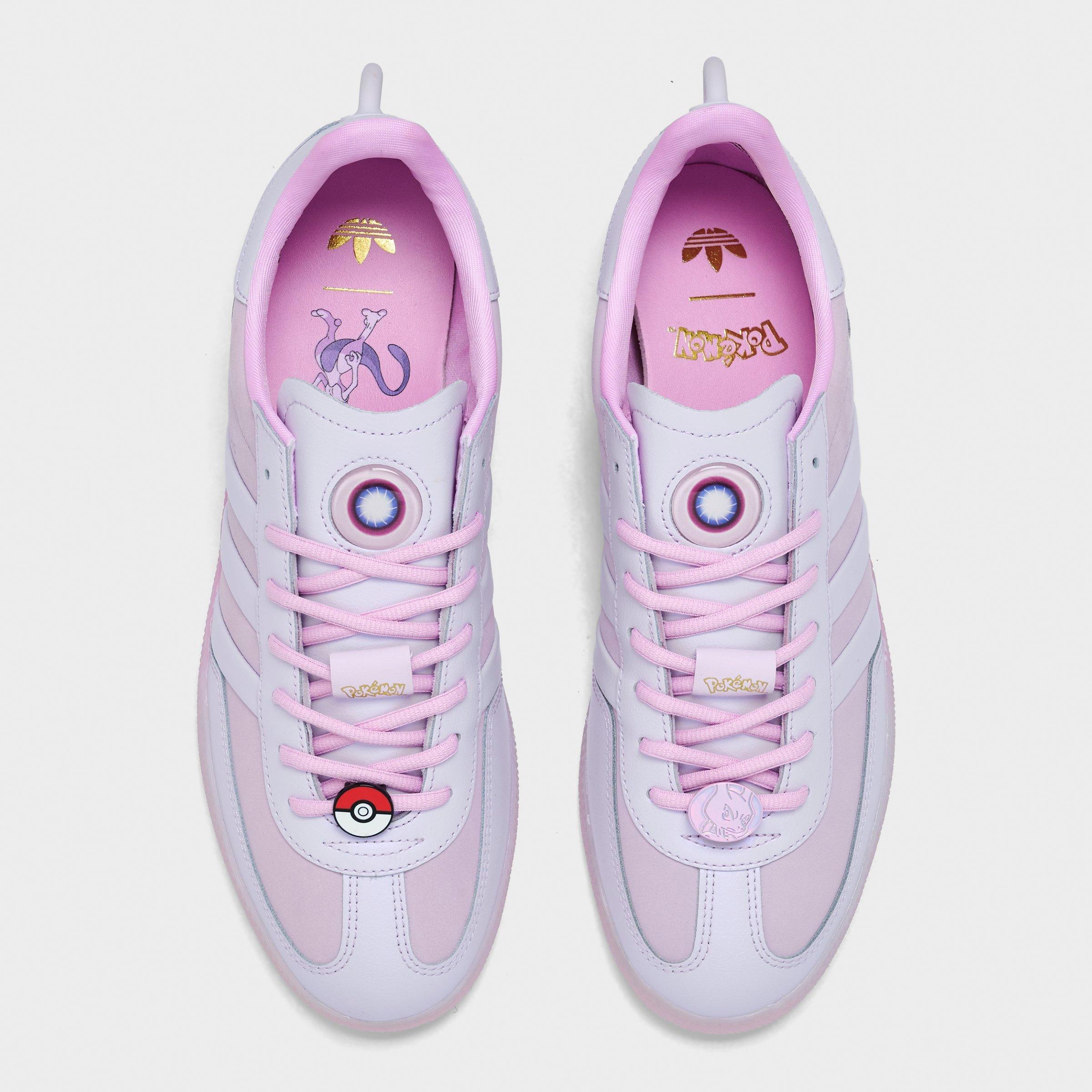 Men's adidas Originals x Pokémon Handball Spezial Mewtwo Casual Shoes - Ice Lavender/Ice Lavender/Bliss Lilac - Top view