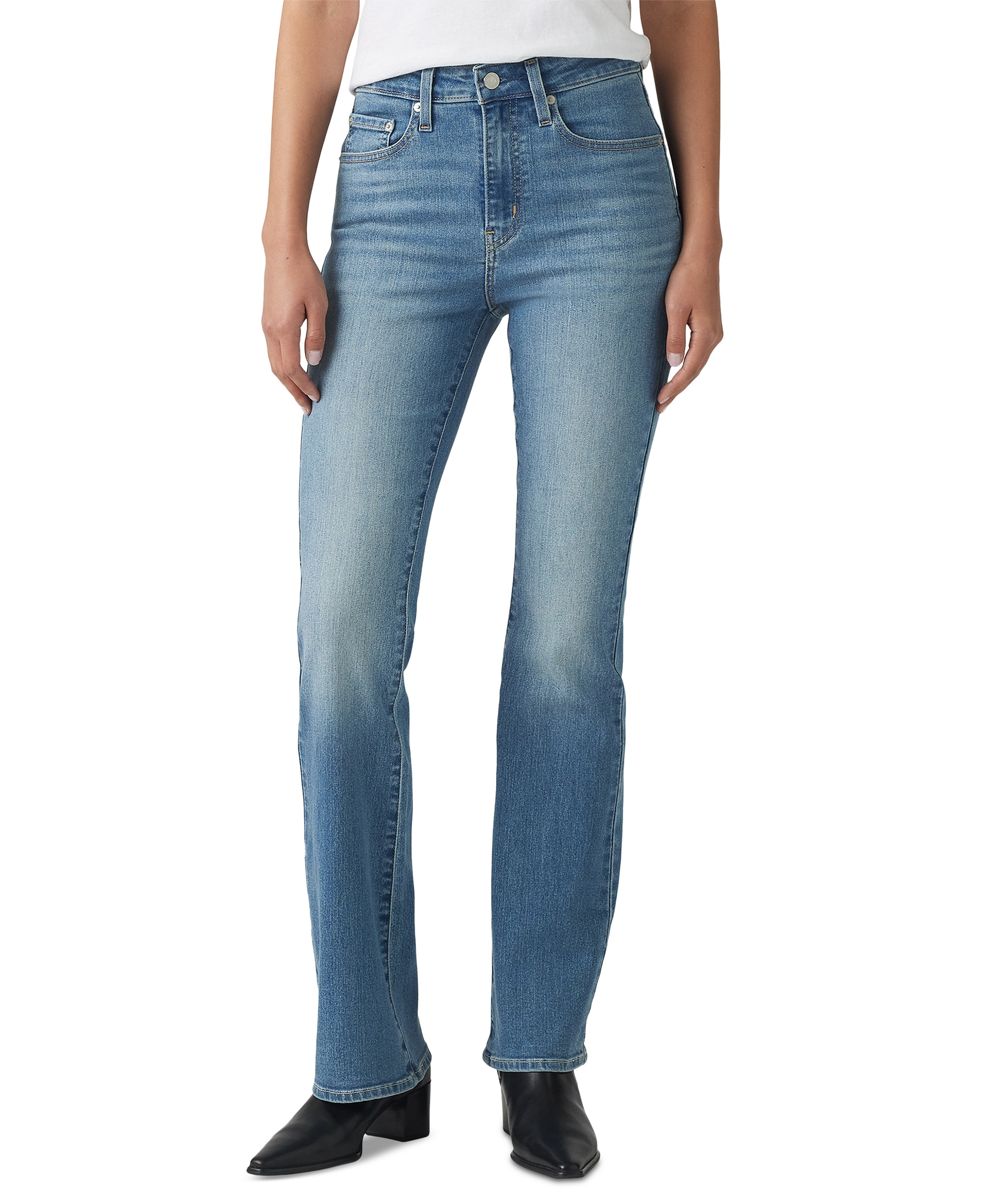 Levi's 725 High-Waist Classic Stretch 32" Bootcut Jeans - Eternal Indigo Mid
